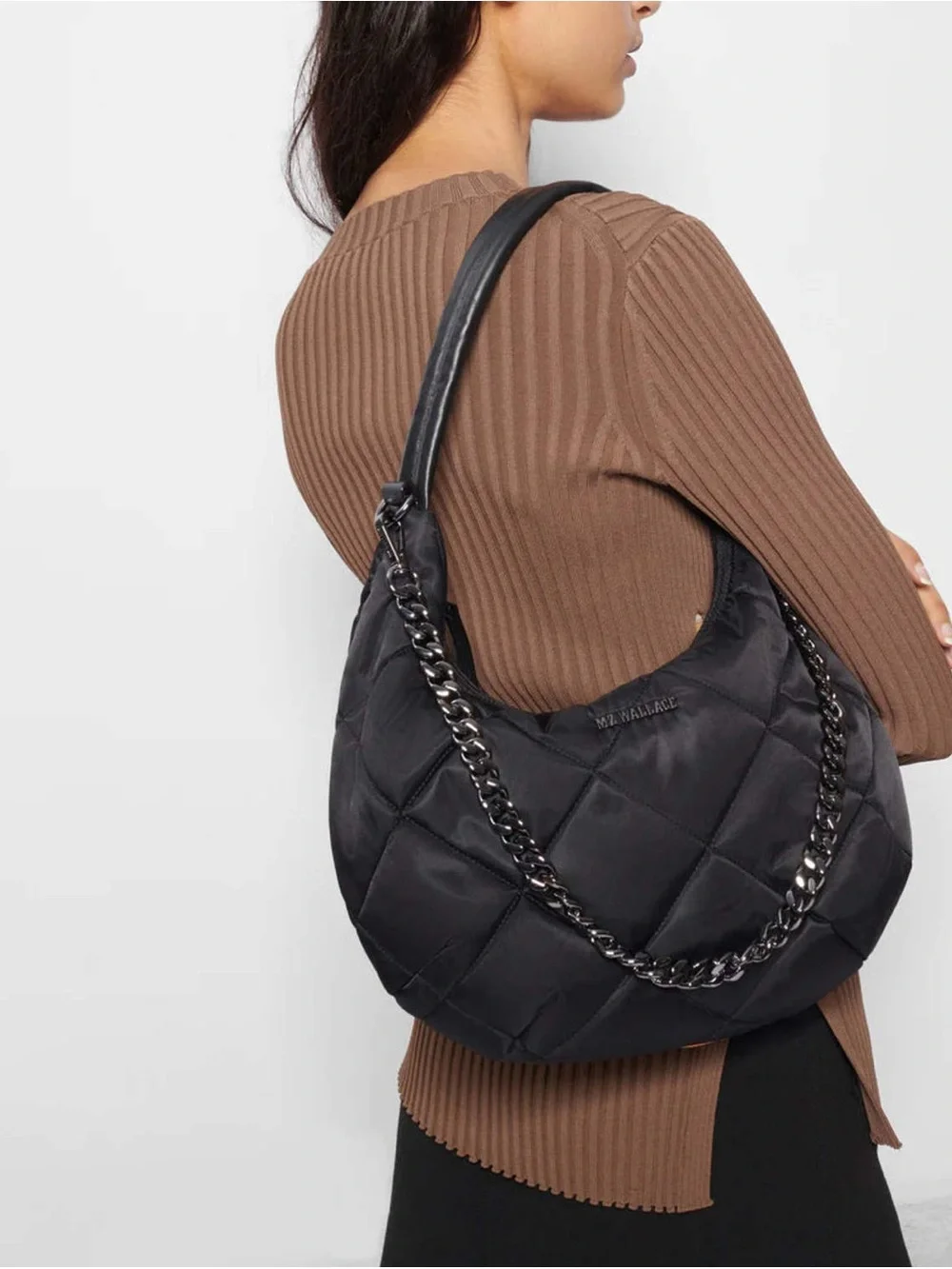 MZ Wallace Madison Quilted Shoulder Bag